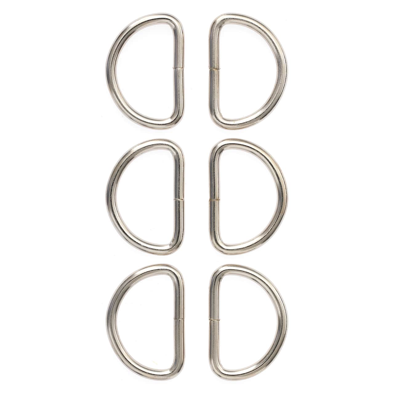 Loops &#x26; Threads&#x2122; Metal D-Rings, 3/4&#x22;